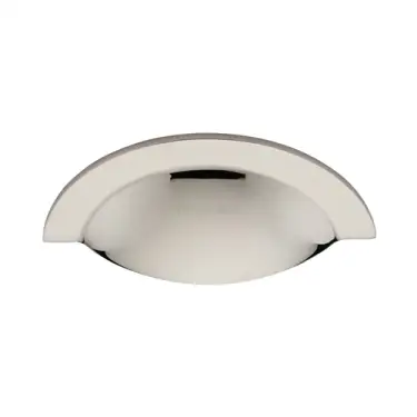 Click Here To Enlarge This Photo Of C1730-PNF Heritage Brass Drawer Cup Pull Polished Nickel finish