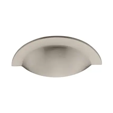 Click Here To Enlarge This Photo Of C1730-SN Heritage Brass Drawer Cup Pull Satin Nickel finish