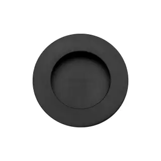 C1835-BKMT Heritage Brass Round Flush Pull Matt Black finish