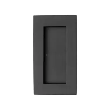 Click Here To Enlarge This Photo Of C1855 105-BKMT Heritage Brass 4" Flush Handle Matt Black