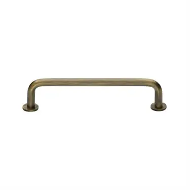 Click Here To Enlarge This Photo Of C2156 128-AT Heritage Brass Cabinet Pull Wire Design with 16mm Rose 128mm ctc Antique Brass Finish