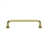 C2156 128-PB Heritage Brass Cabinet Pull Wire Design with 16mm Rose 128mm ctc Polished Brass Finish