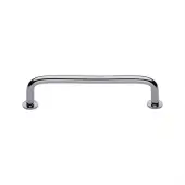 C2156 128-PC Heritage Brass Cabinet Pull Wire Design with 16mm Rose 128mm ctc Polished Chrome Finish