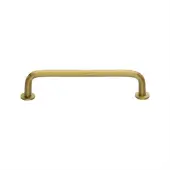 C2156 128-SB Heritage Brass Cabinet Pull Wire Design with 16mm Rose 128mm ctc Satin Brass Finish