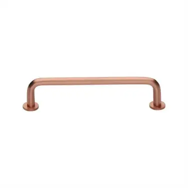 Click Here To Enlarge This Photo Of C2156 128-SRG Heritage Brass Cabinet Pull Wire Design with 16mm Rose 128mm ctc Satin Rose Gold Finish