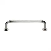 C2156 160-PNF Heritage Brass Cabinet Pull Wire Design with 16mm Rose 160mm ctc Polished Nickel Finish