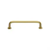 C2156 96-SB Heritage Brass Cabinet Pull Wire Design with 16mm Rose 96mm ctc Satin Brass Finish