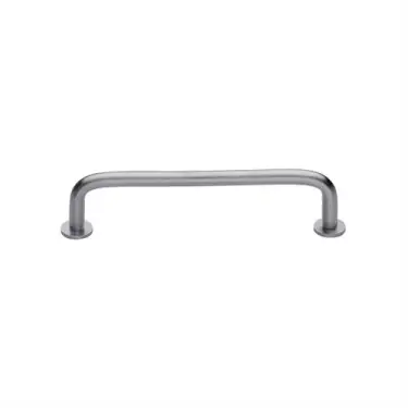 Click Here To Enlarge This Photo Of C2156 96-SC Heritage Brass Cabinet Pull Wire Design with 16mm Rose 96mm ctc Satin Chrome Finish