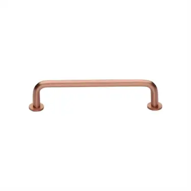 Click Here To Enlarge This Photo Of C2156 96-SRG Heritage Brass Cabinet Pull Wire Design with 16mm Rose 96mm ctc Satin Rose Gold Finish