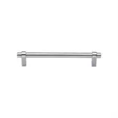 C2480 128-PC Heritage Brass Cabinet Pull Industrial Design 128mm ctc Polished Chrome Finish