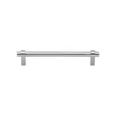 C2480 128-SC Heritage Brass Cabinet Pull Industrial Design 128mm ctc Satin Chrome Finish