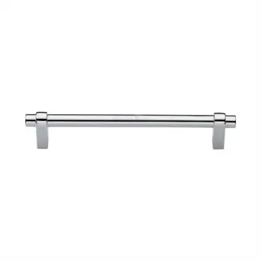 Click Here To Enlarge This Photo Of C2480 160-PC Heritage Brass Cabinet Pull Industrial Design 160mm ctc Polished Chrome Finish
