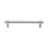 C2480 160-PC Heritage Brass Cabinet Pull Industrial Design 160mm ctc Polished Chrome Finish
