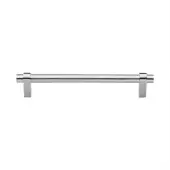 C2480 160-SC Heritage Brass Cabinet Pull Industrial Design 160mm ctc Satin Chrome Finish