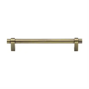 Click Here To Enlarge This Photo Of C2480 192-AT Heritage Brass Cabinet Pull Industrial Design 192mm ctc Antique Brass Finish