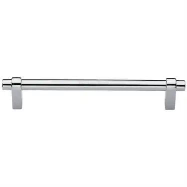 Click Here To Enlarge This Photo Of C2480 256-PC Heritage Brass Cabinet Pull Industrial Design 256mm ctc Polished Chrome Finish