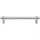 C2480 256-SC Heritage Brass Cabinet Pull Industrial Design 256mm ctc Satin Chrome Finish