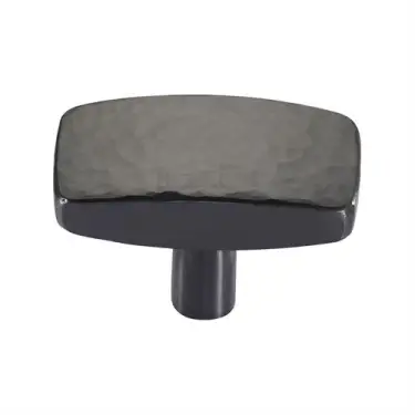 Click Here To Enlarge This Photo Of C3386 47-MB Heritage Brass Cabinet Knob Rectangular Hammered Design 47mm Matt Bronze finish