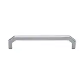 C3465 152-SC Heritage Brass Cabinet Pull Hex Angular Design 152mm ctc Satin Chrome Finish