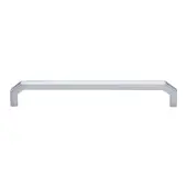 C3465 203-SC Heritage Brass Cabinet Pull Hex Angular Design 203mm ctc Satin Chrome Finish
