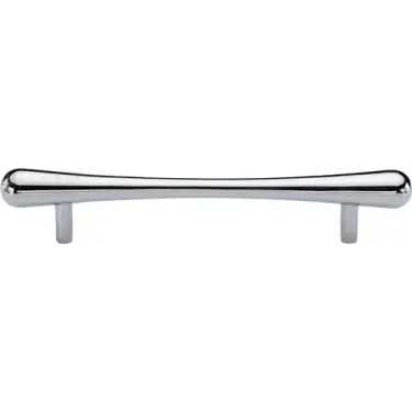 Click Here To Enlarge This Photo Of C3570 128-PC Heritage Brass Cabinet Pull T-Bar Raindrop Design 128mm ctc Polished Chrome Finish