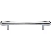C3570 128-PC Heritage Brass Cabinet Pull T-Bar Raindrop Design 128mm ctc Polished Chrome Finish