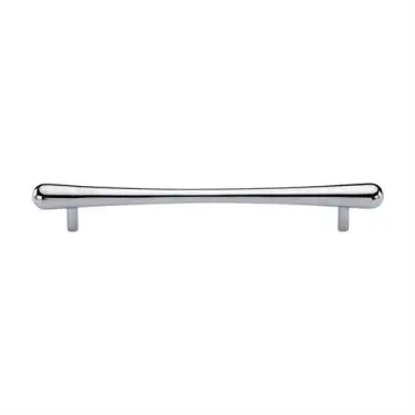 Click Here To Enlarge This Photo Of C3570 192-PC Heritage Brass Cabinet Pull T-Bar Raindrop Design 192mm ctc Polished Chrome Finish