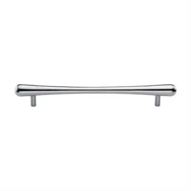 Click Here To Enlarge This Photo Of C3570 192-SC Heritage Brass Cabinet Pull T-Bar Raindrop Design 192mm ctc Satin Chrome Finish
