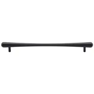 C3570 256-BKMT Heritage Brass Cabinet Pull T-Bar Raindrop Design 256mm ctc Matt Black Finish