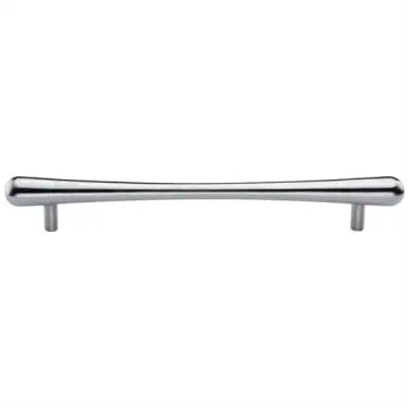 Click Here To Enlarge This Photo Of C3570 256-SC Heritage Brass Cabinet Pull T-Bar Raindrop Design 256mm ctc Satin Chrome Finish