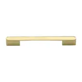 C3684 192&224PB Heritage Brass Cabinet Pull Bridge 192&224mm ctc Polished Brass Finish
