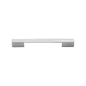 C3684 96-SC Heritage Brass Cabinet Pull Bridge Design 96mm ctc Satin Chrome Finish