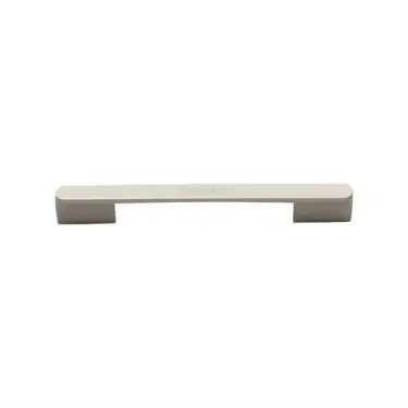 Click Here To Enlarge This Photo Of C3684 96-SN Heritage Brass Cabinet Pull Bridge Design 96mm ctc Satin Nickel Finish