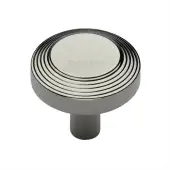 C3956 38-PNF Heritage Brass Cabinet Knob Ridge Design 38mm Polished Nickel finish