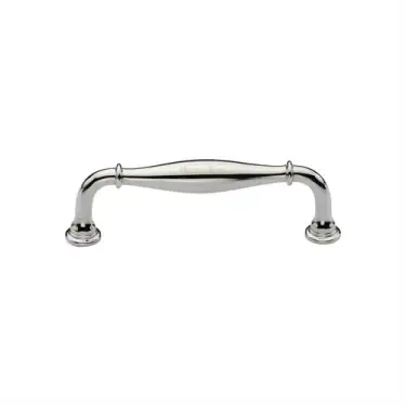 Click Here To Enlarge This Photo Of C3960 102-PNF Heritage Brass Cabinet Pull Henley Traditional Design 102mm ctc Polished Nickel Finish