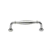 C3960 102-PNF Heritage Brass Cabinet Pull Henley Traditional Design 102mm ctc Polished Nickel Finish