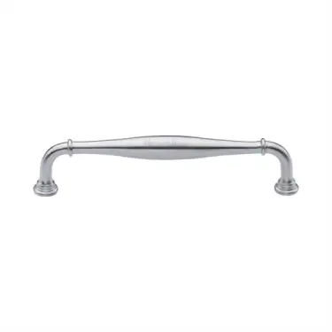 Click Here To Enlarge This Photo Of C3960 152-SC Heritage Brass Cabinet Pull Henley Traditional Design 152mm ctc Satin Chrome Finish