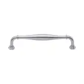 C3960 152-SC Heritage Brass Cabinet Pull Henley Traditional Design 152mm ctc Satin Chrome Finish
