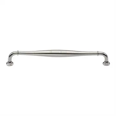 Click Here To Enlarge This Photo Of C3960 203-PNF Heritage Brass Cabinet Pull Henley Traditional Design 203mm ctc Polished Nickel Finish