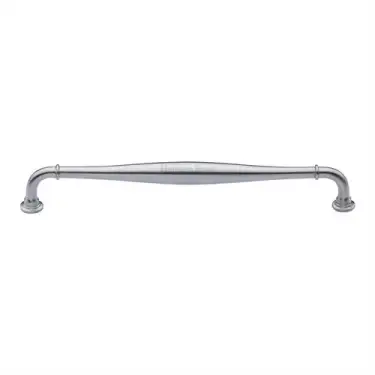 Click Here To Enlarge This Photo Of C3960 203-SC Heritage Brass Cabinet Pull Henley Traditional Design 203mm ctc Satin Chrome Finish