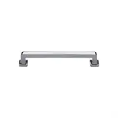 C3964 101-PC Heritage Brass Cabinet Pull Square Vintage Design 101mm ctc Polished Chrome Finish