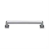 C3964 152-PC Heritage Brass Cabinet Pull Square Vintage Design 152mm ctc Polished Chrome Finish