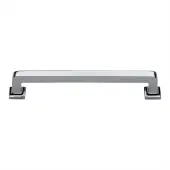 C3964 203-PC Heritage Brass Cabinet Pull Square Vintage Design 203mm ctc Polished Chrome Finish