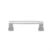 C4384 102-SC Heritage Brass Cabinet Pull Vintage Design 102mm ctc Satin Chrome Finish