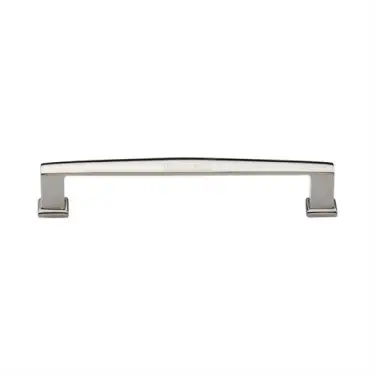 Click Here To Enlarge This Photo Of C4384 203-PNF Heritage Brass Cabinet Pull Vintage Design 203mm ctc Polished Nickel Finish