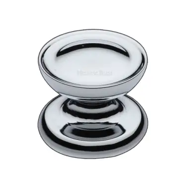 Click Here To Enlarge This Photo Of C4386 32-PC Heritage Brass Cabinet Knob Surrey Design 32mm Polished Chrome finish