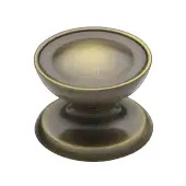C4386 38-AT Heritage Brass Cabinet Knob Surrey Design 38mm Antique Brass finish