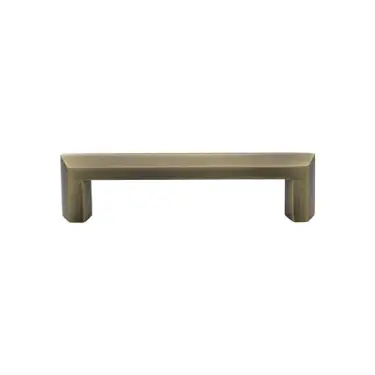 Click Here To Enlarge This Photo Of C4473 102-AT Heritage Brass Cabinet Pull Hex Profile Design 102mm ctc Antique Brass Finish