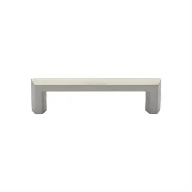 Click Here To Enlarge This Photo Of C4473 102-SN Heritage Brass Cabinet Pull Hex Profile Design 102mm ctc Satin Nickel Finish