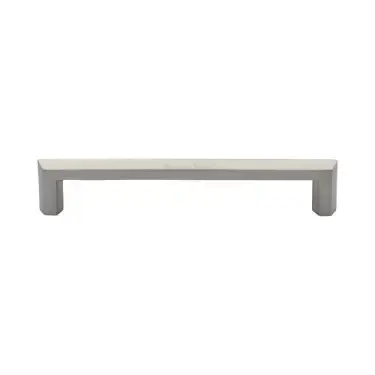 Click Here To Enlarge This Photo Of C4473 152-SN Heritage Brass Cabinet Pull Hex Profile Design 152mm ctc Satin Nickel Finish